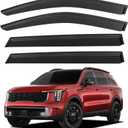 Window Visors Rain Guards Shield for 2021 2022 2023 2024 2025 2026 Kia Sorento, Out-Channel Window Vent Wind Deflectors Visors Shades for 21-26 Sorento