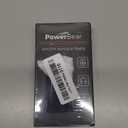 PowerBear Portable Radio | AM/FM, 2AA Battery Operated with Long Range Reception for Indoor, Outdoor & Emergency Use | Radio with Speaker & Headphone Jack (Black)
