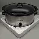 Crock-Pot 7 Quart Oval Manual Slow Cooker, Stainless Steel (SCV700-S-BR), Versatile Cookware for Large Families or Entertaining