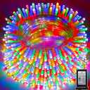 328 FT Christmas Light 1000 LED Xmas Lights Outdoor Christams String Lights Waterproof 8 Modes & Timer, Fairy Lights Plug in for Weeding, Patio, Party, Holiday,Christmas Decor (Multicolor)