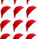 12/24/48/108pcs Santa Hats, Bulk Santa Hats for Adults and Little One, Red Classic Christmas Caps, Gorros De Navidad (M)