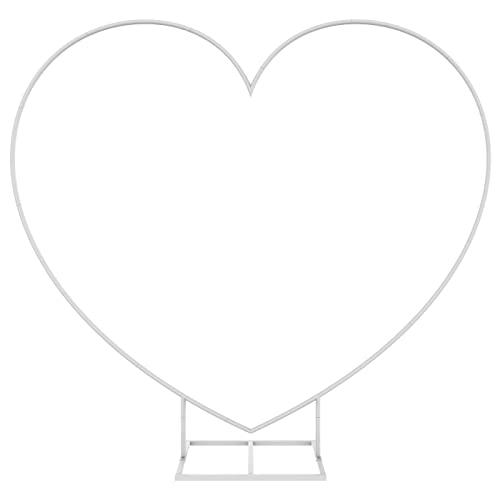 Amazon.com: LANGXUN Large Size Metal Balloon Arch Kit, Wedding Heart Arch Stand, Love Balloon Column Arch Frame for Wedding, Bridal, Valentine's Day, Engagement and Birthday Party Supplies (White) : Home & Kitchen