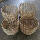 Basket Set of 4, W20"×H14", W18"×H13", W16"×H12", W14"×H11"