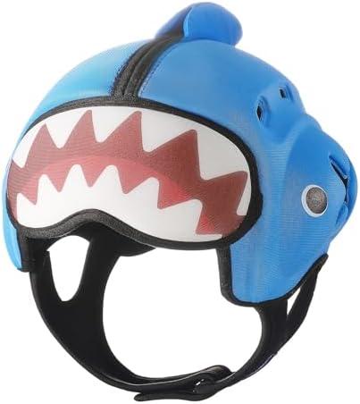 MAMBOBABY Guard Baby Head Protector Baby Helmet for Crawling and Walking - No Bumps and Soft Safety Peak - Ultra Light and Adjustable Baby Head Protector Suitable for Babies 6-24 Months-Shark
