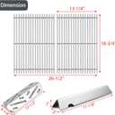 Genesis II Grill Replacement Parts 66802 Grates 66795 Flavorizer Bars 66685 Heat Deflector for Weber Genesis ii Grill Parts 2 GS4 300 Series GBS ii E-310 E-315 E-335 S-335 SE-310 SE-335 LX S-340 66095