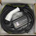 SubSun Portable EV Charger with NEMA 6-20 Plug, J1772 Electric Vehicle,16Amp,Adjustable Current/Delay Charging for 220V Level 1 Level 2 Car Charge (with NEMA 5-15 Adapter)