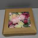 FANKO Artificial Rose Fake Flowers: Silk Fake Red Roses Fall Fake Flowers Bouquet Burgundy Faux Flowers for Wedding/Table Decoration/Centerpieces/Party/Cake (Color-1)