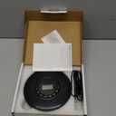 Sunoony Walkman CD Player, Portable CD Player for Car, Personal Disman CD Player with Headphones Jack, LCD Display, Anti-Skip, Aux-Out Cable/ TF Slot, 2*AA Batteries or Type-C Supply for Home, Travel and Car