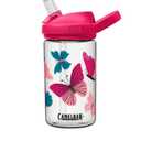 CamelBak Kids Eddy+ Bite Valve Straw Tritan  Water Bottle Colorblock Butterflies, 14oz
