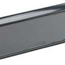 Reston Lloyd Melamine Plastic Tidbit Tray, BPA-Free, Food Safe, Multipurpose Platter Serving Tray, Bathroom/Table Organizer, Charcoal