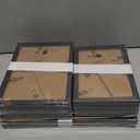 upsimples 10 Pack Picture Frames Collage Wall Decor for Mounting or Tabletop Display, Photo Gallery Frame Set for Family, Multi Sizes Including 8x10, 5x7, 4x6, Black