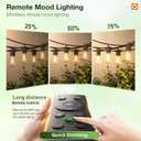 addlon 100FT LED Outdoor String Lights, Remote Dimmable Patio Lights with Timer & 3 Lighting Modes, 32 Shatterproof Edison Bulbs, Waterproof Connectable String Lights for Outside Backyard Porch Party