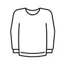 Men's Long Sleeve Shirt 2ct (Navy Blue / Grey) Size L