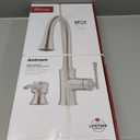 Pfister Antrom Kitchen Faucet with Pull Down Sprayer and Soap Dispenser, Single Handle, High Arc, Spot Defense Stainless Steel Finish, F5297AOGS