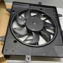 BOXI 620-052 Radiator Cooling Fan Assembly Fit for 2006 2007 2008 2009 2010 Chrysler PT Cruiser with 4-Pin Connector excluding Turbo Models 5179470AA
