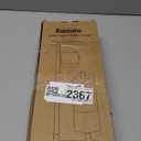 Kitsure Toilet Paper Holder Free Standing  Rustproof Metal Toilet Paper Stand for 4 Rolls with Anti-Slip Base and Shelf for Phone & Small Items, Bathroom Organizers and Storage, Medium, White (Medium - 1 Pack)