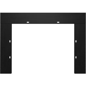 Electric Fireplace Trim Kit for 30inch Fireplace Electric Inserts, Metal Construction Plates, Black-B09R1XMZ4X