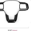 Youtaiche Car ABS Carbon Fiber Trim Decal Sticker Interior Trim Cover Accessories for 2024 2025 2026 Ford Mustang