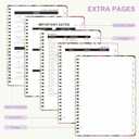 2026 Planner, Weekly and Monthly Calendar Planner Book, Jan 2026 - Dec 2026, Planning Agenda for Desk Accessories and School Supplies - A5 (6.3'' x 8.5'') (Flower Field)