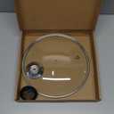 Tempered Glass Lid with Heat Resistant Handle,9.5"/24cm, Clear