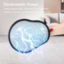 Pet Hair Removal Glove - Magic Brush Electrostatic Mitt for Dogs & Cats, Reusable Grooming Gloves - Dog Hair Remover Tool with 5-Finger Design for Couch, Carpet, Furniture, Laundry & Clothing (Red)