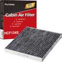 Puroma Cabin Air Filter with Activated Carbon, Replacement for CP134, CF10134, Honda & Acura, Civic, CR-V, Odyssey, CSX, ILX, MDX, RDX, AT134 (1 pc)