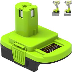 for Ryobi to Dewalt Battery Adapter, for Ryobi to Milwaukee Battery Adapter, Compatible with Ryobis 18V Lithium ONE + Battery for Dewalt 20V Cordless Tools & for Milwaukee M18 18V Llithium Battery