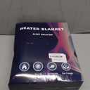 MAXEVE Faux Fur Heated Electric Blanket, 50"x60" Fast Heating Warming Throw Blankets with 8 Heating Levels & 8 Hours Auto Off with Over-Heat Protection & ETL Certified, Plaid Blue