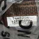 Customizable Magnetic Thermal Insulated Door Curtain with Perspective Window, 5 Layers Oxford&Cotton Cover Blanket Insulation for Winter/Doorway/Attic/Front/Back/Sliding Doors, Keep Cold Out, Brown 