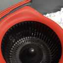 O-Cedar EasyWring Microfiber Spin Mop & Bucket Floor Cleaning System + 2 Extra Refills, Red/Gray