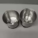 Secura Electric Coffee and Spice Grinder Replacement Parts Stainless Steel Removable Bowl Set for Model SP-7412, 2 Electric Blade Grinder Bowls (NOT Compatible with Glass Lid)