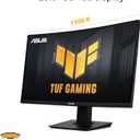 ASUS TUF Gaming 24 (23.6 inch viewable) Curved Monitor (VG24VQER) FHD, 180Hz, 1ms, DCI-P3 90%, Extreme Low Motion Blur Sync, FreeSync, Shadow Boost, Eye Care, DisplayWidget Center