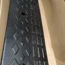 Nisorpa 4" Rise Rubber Curb Ramps Heavy Duty Driveway Curb Ramp 10 Ton Car Slope Ramp for Sidewalk Cars RV Trucks Shed Entryway Bike Pets Scooter Wheelchair 38x9.8x4inch