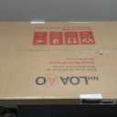 LOAAO Black Metal Framed Bathroom Mirror for Wall, 24X36 Inch Rounded Rectangle Mirror, Matte Black Bathroom Vanity Mirror Farmhouse, Anti-Rust, Hangs Horizontally or Vertically