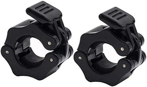 1 inch Barbell collars clamps 2 pack Barbell Clamp, Exercise Collars 1"(25mm) Quick Release Pair of Locking Collar Clips for Workout Weightlifting Fitness Training