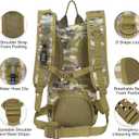 NOOLA Hydration Backpack with 3L TPU Water Bladder, Tactical Molle Water Backpack for Men Women, Hydration Pack for Hiking, Biking, Running and Climbing