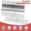 Hilitchi 5000PCS 18 Gauge 1 Inch (25mm) Brad Nails Assortment Kit, Galvanized Straight Finishing Nail for Repairing Molding Cabinetry Building Assembly