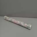 Floral Wallpaper Peel and Stick - 393.7"  17.3" Pink and Green Wallpaper for Bedroom Decorative Self Adhesive Shelf Drawer Liner