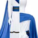 TOGROP Greek Toga Costume for Kids Boys Ancient Greece Mythos Philosopher Rome Nobility Cosplay 8-12 Years Blue