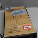 Amazon Basics Swivel Pedestal Table Top TV Mount, Height Adjustable 14-19 Inches, for 32" to 65" TVs up to 55 lbs, Universal TV Stand, VESA 400x400, Black