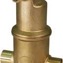 Midline Valve SBW-TQ034T Spiral Air Eliminator Valve for Hydronic Heating Applications; Solid Brass; 3/4 in. SWT Connections