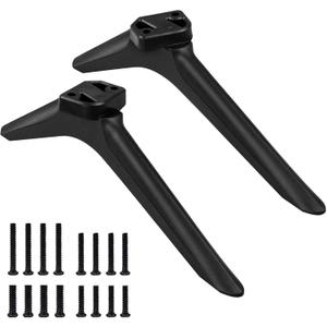 TV Base Stand for Hisense TV Legs, TV Stand Legs Only for Hisense 32H4030F3 32H4G 43R6E3 43R6E1 50R6E3 50R6E4 50R6090G 55R6E1 55R6E 55R6070G 58R6E3 65H6570F, wr Screw, Only for Models We List