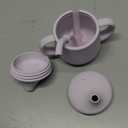 Silicone Baby Sippy Cups, Shatterproof Silicone Straw Cup, Sippy Cups for Toddlers 1-3, Open Cup for Baby, 6+ Months