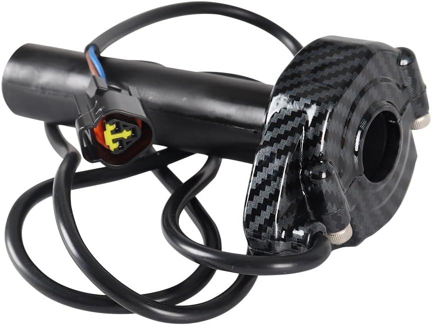 Surron Throttle Handle Imitation Carbon Fiber Throttle Grips Quick Twister with Throttle Cable Throttle Kit for Electrice Dirt Bike Sur-Ron/Surron/Light Bee/Sur Ron S/Surron X / X160 / X260
