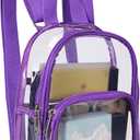 USPECLARE Clear Mini Backpack Stadium Approved for Little Boys & Girls, Transparent Backpack for Concert, Festival, Sport Events