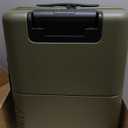 July Carry On Essential - 20" Airline Approved Carry On Luggage with Wheels, Travel Suitcase for Men & Women - Premium Rolling Suitcase, TSA Lock, Polycarbonate Shell, Spinner Wheels - Moss