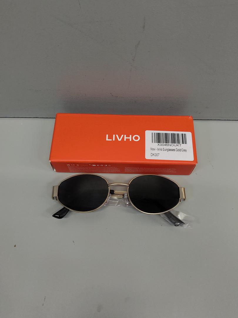 livho 2025 Trendy Oval Sunglasses - Stylish Polarized Shades for Everyday - Retro Metal Frames