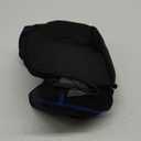 Flying Banner car seat Covers Quality Carbon Fiber Air Mesh Fabric Sport Low High Back Bucket Back Pocket Arm Rest (2 Fronts - Low Bucket - Neoprene, Blue Thread)