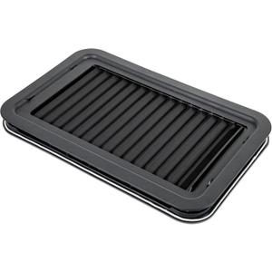 Lippert Components 806621 Thin Shade Complete Window Kit for RV Entry Doors, Black