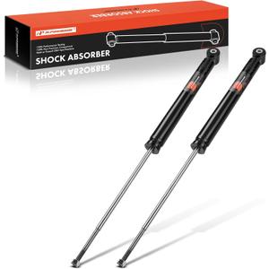 A-Premium Rear Pair (2) Suspension Shock Strut Absorbers Compatible with Honda Fit 2009 2010 2011 2012 2013, Driver and Passenger Side